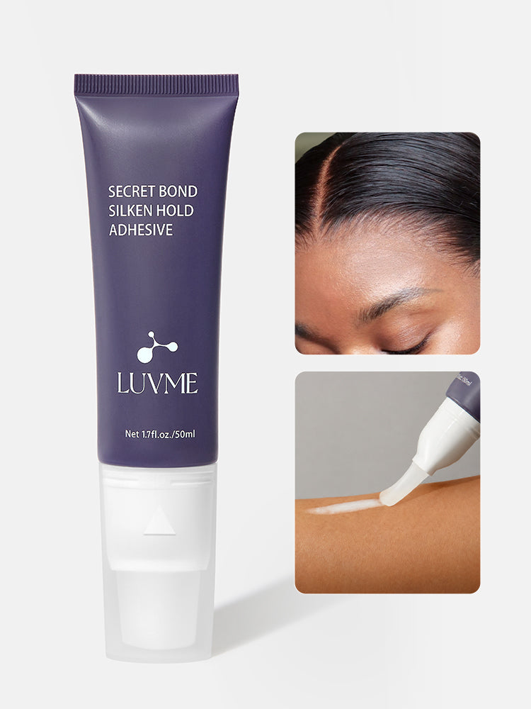US Only | Halo Hair Style Wig Hairline Glue - Silicone Applicator for Easy Mess-Free Application, Invisible Strong Hold | Add-on Item