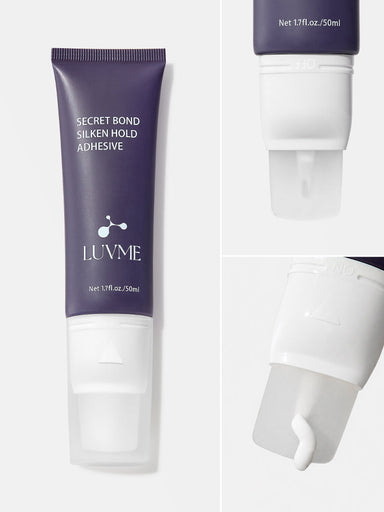US Only | Halo Hair Style Wig Hairline Glue - Silicone Applicator for Easy Mess-Free Application, Invisible Strong Hold