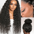 PreMax 180% Density Water Wave Glueless Flexi-Fit Drawstring 13x4 Frontal Lace Fluffy Curly Pre-Cut Lace Wig, 360-Like Design Allows Ponytail & Updo