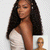 Boho Fulani Braids Water Wave 13x4 Frontal Lace Wig Pre-cut Lace Human Hair