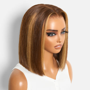 BOSS BOB | RawMagic x Kim Kimble Icon Collection 613 Blonde 13x6 Frontal HD Lace Bob Wig with Drawstring Cap Pre-cut Lace