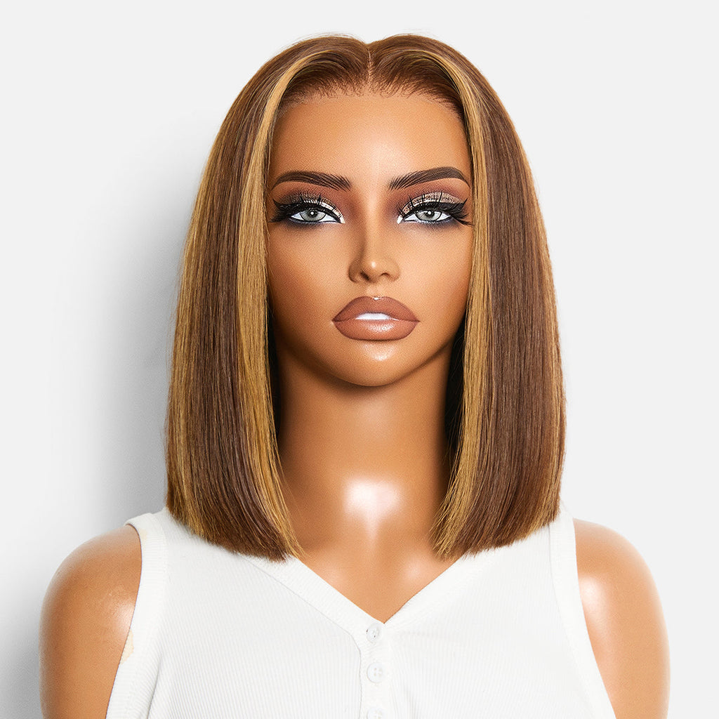 Melted Hair 613 Blonde Short Cut / Bob Wig 13x6 Frontal Pre-Cut Lace Wig