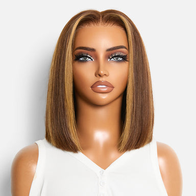Melted Hair 613 Blonde Short Cut / Bob Wig 13x6 Frontal Pre-Cut Lace Wig