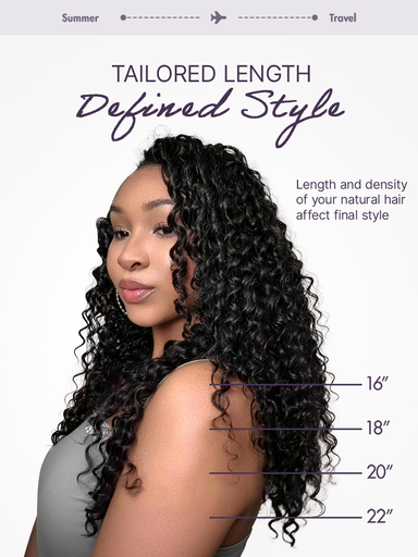 Halo Hair Style Hair-Readitress Pre-Separated Feather Crochet Human Hair for Miracle Knots Boho Braids | Deep Wave, Kinky Straight, and Burmese Curly Protective Style (Free Gifts Included) - US Only