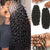 Halo Hair Style Hair-Readitress Pre-Separated Feather Crochet Human Hair for Miracle Knots Boho Braids | Deep Wave, Kinky Straight, and Burmese Curly Protective Style (Free Gifts Included) - US Only
