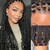 Melted Hair Natural Black Curly Wig Full Lace Pre-Cut Lace Wig – Style 8442