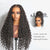 Halo Hair Style Hair-OwnScalp  Light Weight Flexi-Fit Invisi Drawstring Cap Full Lace Knotless Boho Curls Braided Long Wig Super Natural Scalp Pre-Cut Lace
