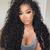 Halo Hair Style Too Easy Texture 3-In-1 Half Wig 180% Density Water Wave Glueless Flexi-Fit Drawstring Wig