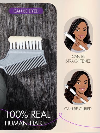 Halo Hair Style Too Easy Texture 3-In-1 Half Wig 180% Density Water Wave Glueless Flexi-Fit Drawstring Wig