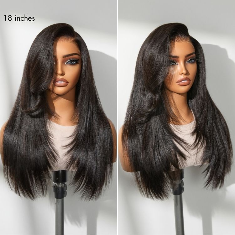 MyOwn-Fit PartingMax Glueless Wig 180% Density Loose Body Wave / Light Yaki Straight Ready to Go 7x6 Closure HD Lace Pre Cut & Plucked & Bleached