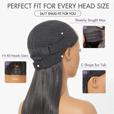 Melted Hair 150% Natural Black Deep Curly Wig Glueless 5x5 Closure Pre-Cut Lace Wig