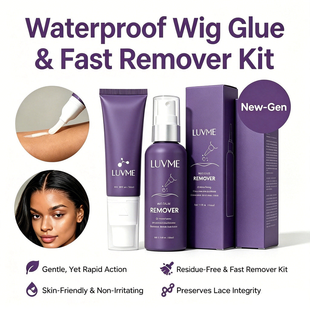 US Only | Halo Hair Style Waterproof Wig Glue & Fast Remover Kit | Add-on Item