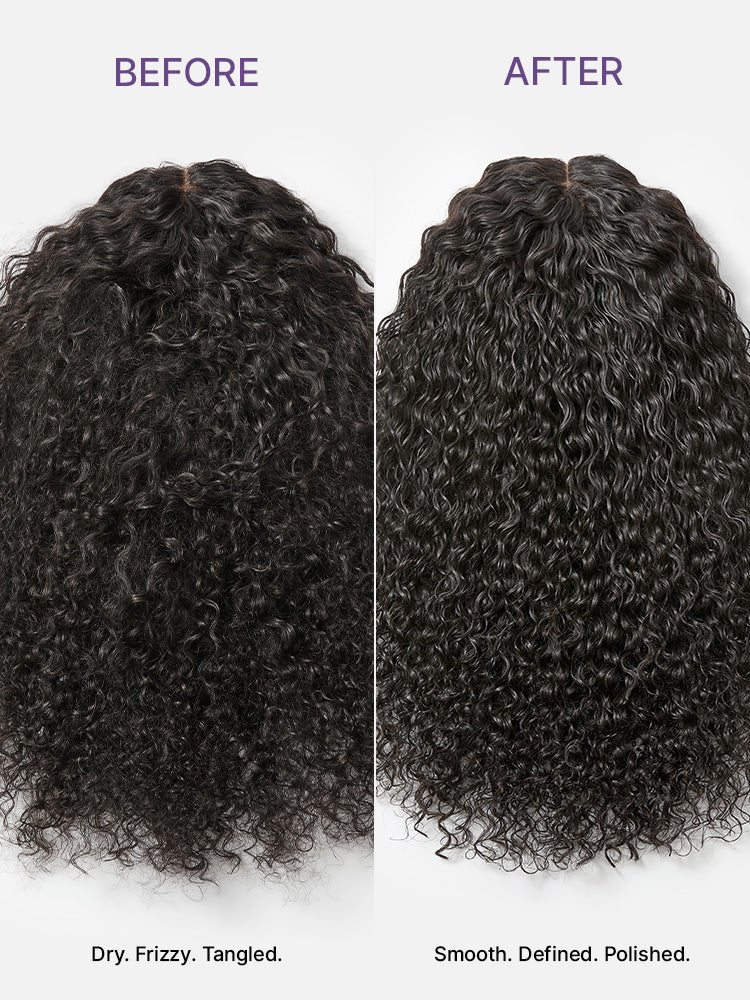 Halo Hair Style Curved Curl Repair Comb - Restores Shape and Smooths Messy Curls