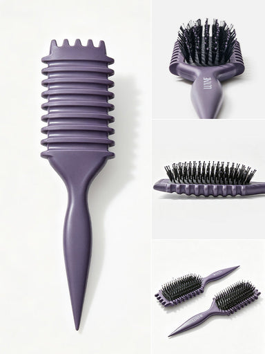 Halo Hair Style Curved Curl Repair Comb - Restores Shape and Smooths Messy Curls