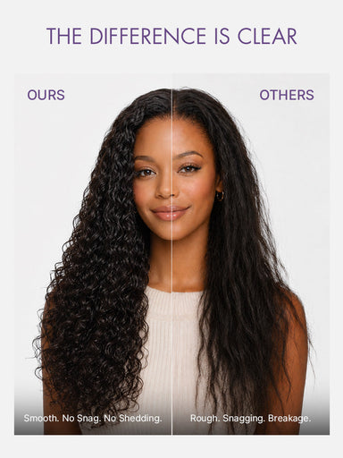 Halo Hair Style Curved Curl Repair Comb - Restores Shape and Smooths Messy Curls