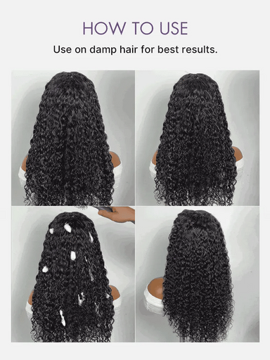 Halo Hair Style Curved Curl Repair Comb - Restores Shape and Smooths Messy Curls