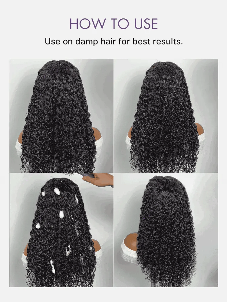 Halo Hair Style Curved Curl Repair Comb - Restores Shape and Smooths Messy Curls