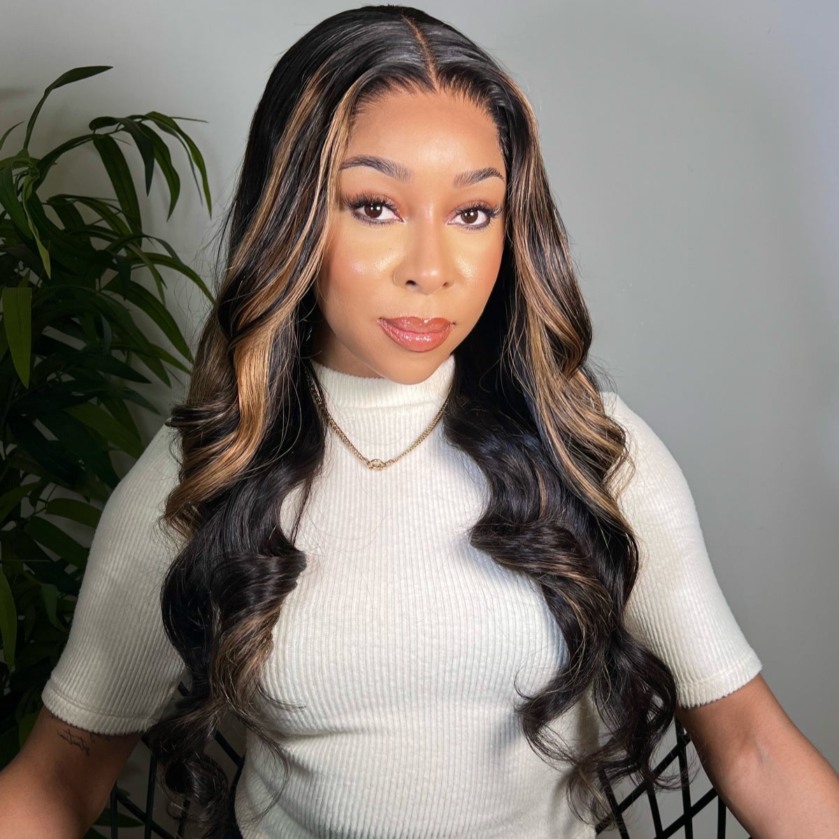 Special Deal | Blonde Mix Black Loose Wave Glueless 5x5 Closure HD Lace Wig Pre-cut Lace - US Only