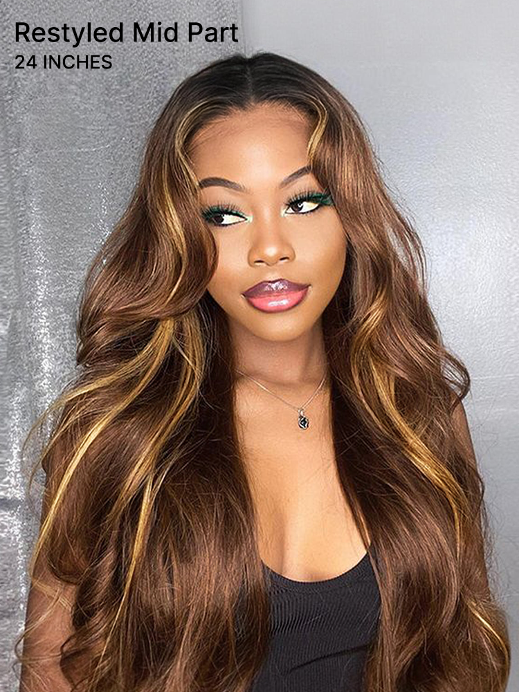 Melted Hair All-Day Comfort™ Wig 180% Density Honey Golden Blonde Loose Body Wave 7x6 Closure HD Lace Human Hair Wig Pre-Cut Lace