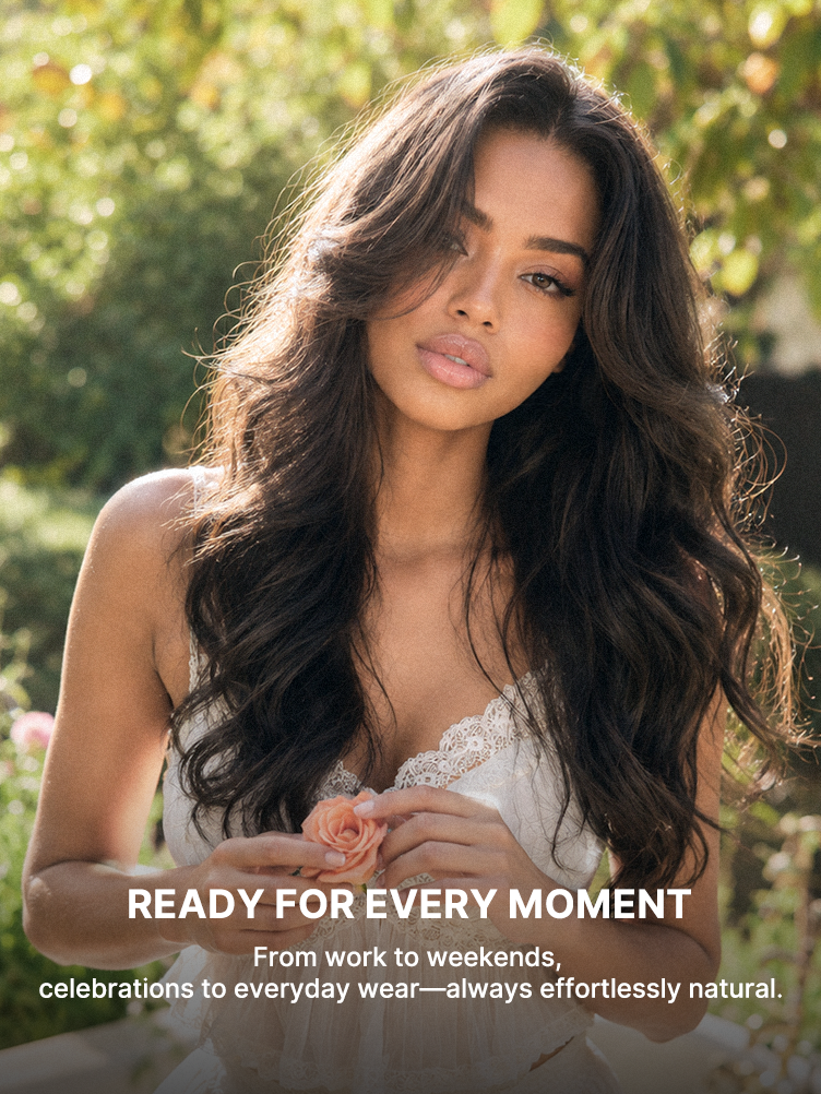 Melted Hair All-Day Comfort Wig 180% / 250% Density Kinky Body Wave / Layered Light Kinky Straight PartingMax Glueless 7x6 Closure HD Lace Wig Pre-Cut Lace-37
