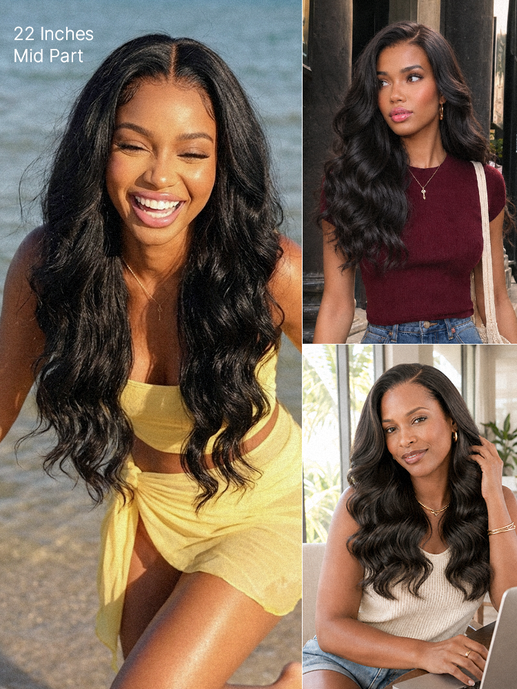Melted Hair All-Day Comfort™ Wig PartingMax Glueless 7x6 Closure HD Lace Loose Body Wave Long Wig Pre-Cut Lace