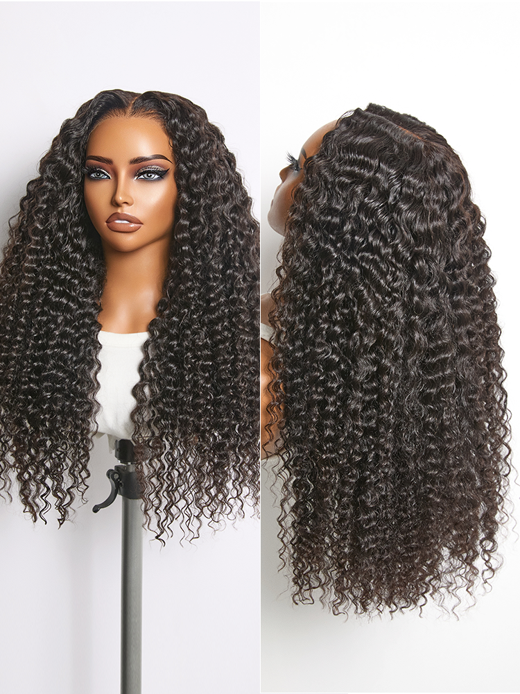 Melted Hair All-Day Comfort Wig 200% Density Deep Wave Glueless 7x6 Closure HD Lace Human Hair Wig Pre-Cut Lace