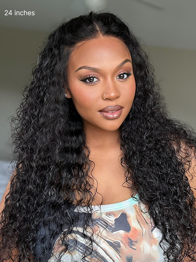 Melted Hair All-Day Comfort Wig 200% Density Deep Wave Glueless 7x6 Closure HD Lace Human Hair Wig Pre-Cut Lace