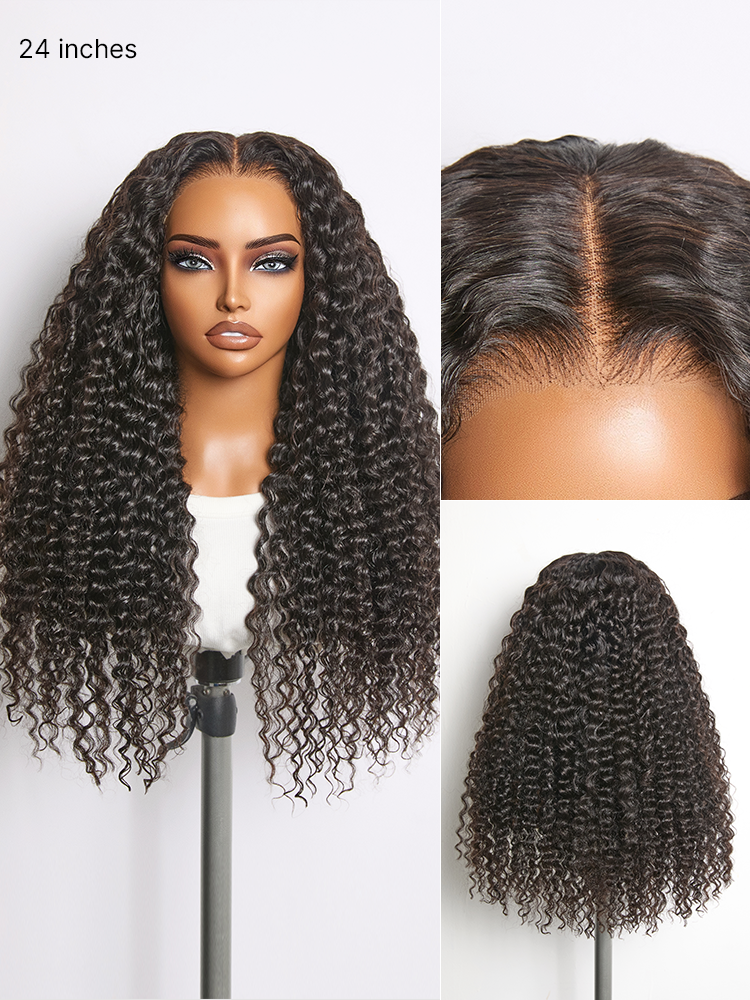 Melted Hair All-Day Comfort Wig 200% Density Deep Wave Glueless 7x6 Closure HD Lace Human Hair Wig Pre-Cut Lace