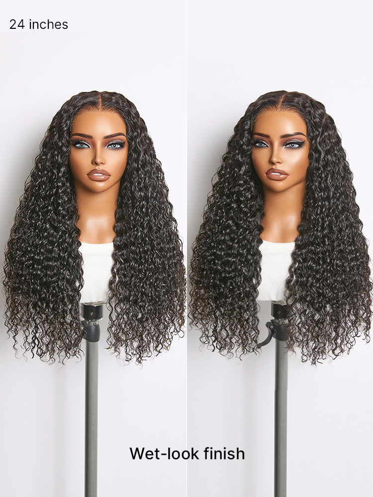 Melted Hair All-Day Comfort Wig 200% Density Deep Wave Glueless 7x6 Closure HD Lace Human Hair Wig Pre-Cut Lace