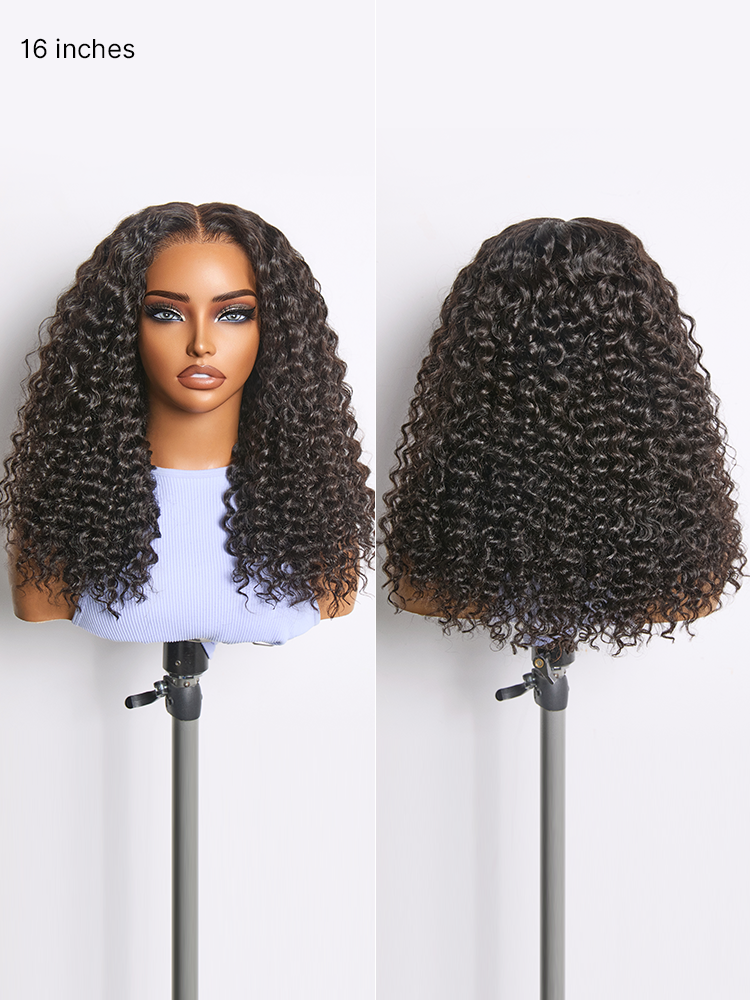 Melted Hair All-Day Comfort Wig 200% Density Deep Wave Glueless 7x6 Closure HD Lace Human Hair Wig Pre-Cut Lace