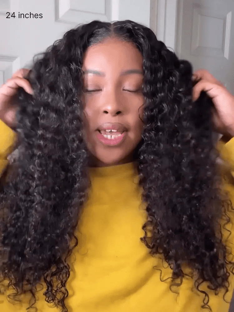 Melted Hair All-Day Comfort Wig 200% Density Deep Wave Glueless 7x6 Closure HD Lace Human Hair Wig Pre-Cut Lace