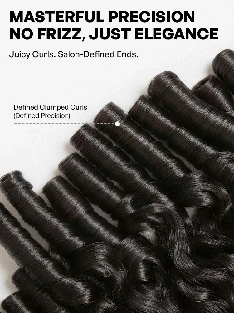 Melted Hair All-Day Comfort Wig 180% Density Burmese Curly Finger Coil Ends PartingMax Glueless 7x6 Closure HD Lace Wig Pre-Cut Lace