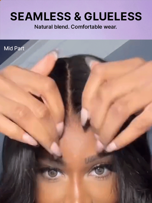 Melted Hair All-Day Comfort Wig 180% Density Loose Wave Sun-Kissed Blonde Highlight Glueless 7x6 Closure HD Lace Wig Pre-Cut Lace-12