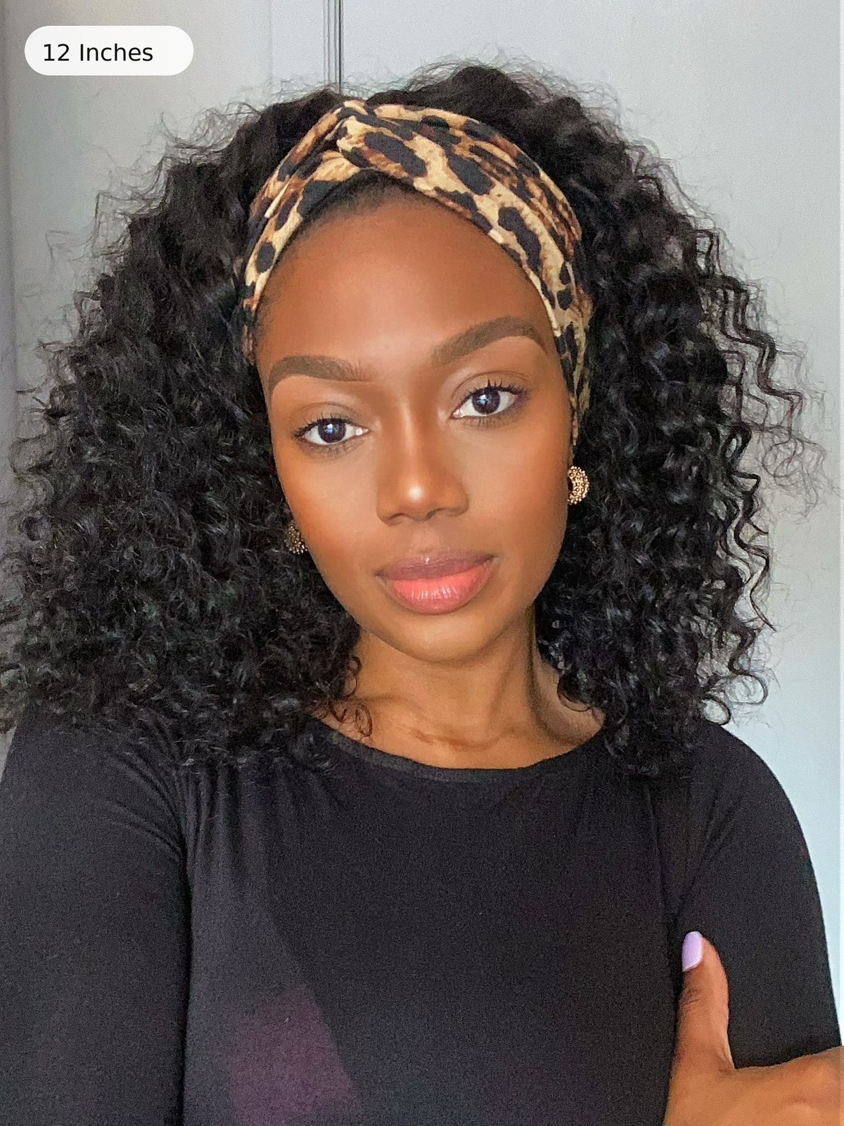 Beginner Friendly Water-Wave Wet and Wavy Headband Wig with Integrated Cooling Silk Headband, Effortless Wet-to-Dry Transformation (Get 2 Free Headbands)