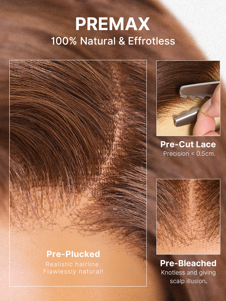 Melted Hair All-Day Comfort Wig 180% Density Chocolate Brown Loose Wave PartingMax Glueless 7x6 Closure HD Lace Wig Pre-Cut Lace