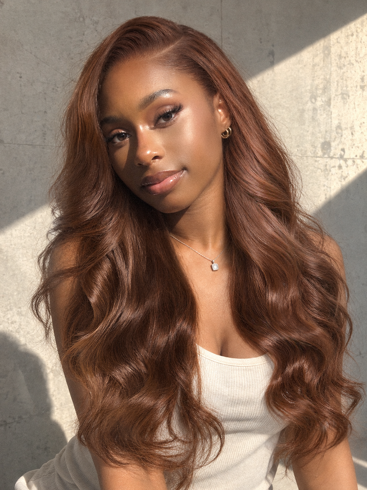 Melted Hair All-Day Comfort Wig 180% Density Chocolate Brown Loose Wave PartingMax Glueless 7x6 Closure HD Lace Wig Pre-Cut Lace