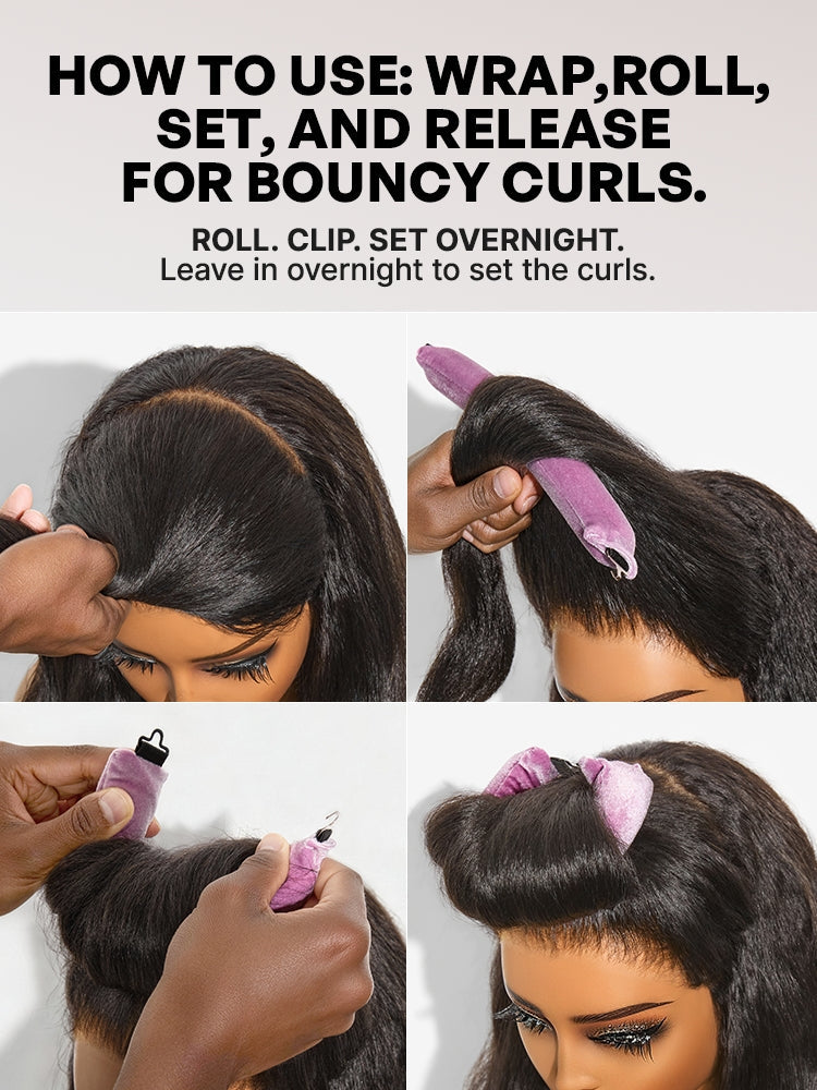 Melted Hair All-Day Comfort Wig 180% / 250% Density Kinky Body Wave / Layered Light Kinky Straight PartingMax Glueless 7x6 Closure HD Lace Wig Pre-Cut Lace