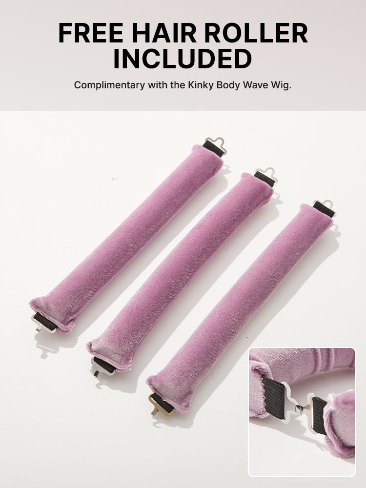 Melted Hair All-Day Comfort Wig 180% / 250% Density Kinky Body Wave / Layered Light Kinky Straight PartingMax Glueless 7x6 Closure HD Lace Wig Pre-Cut Lace
