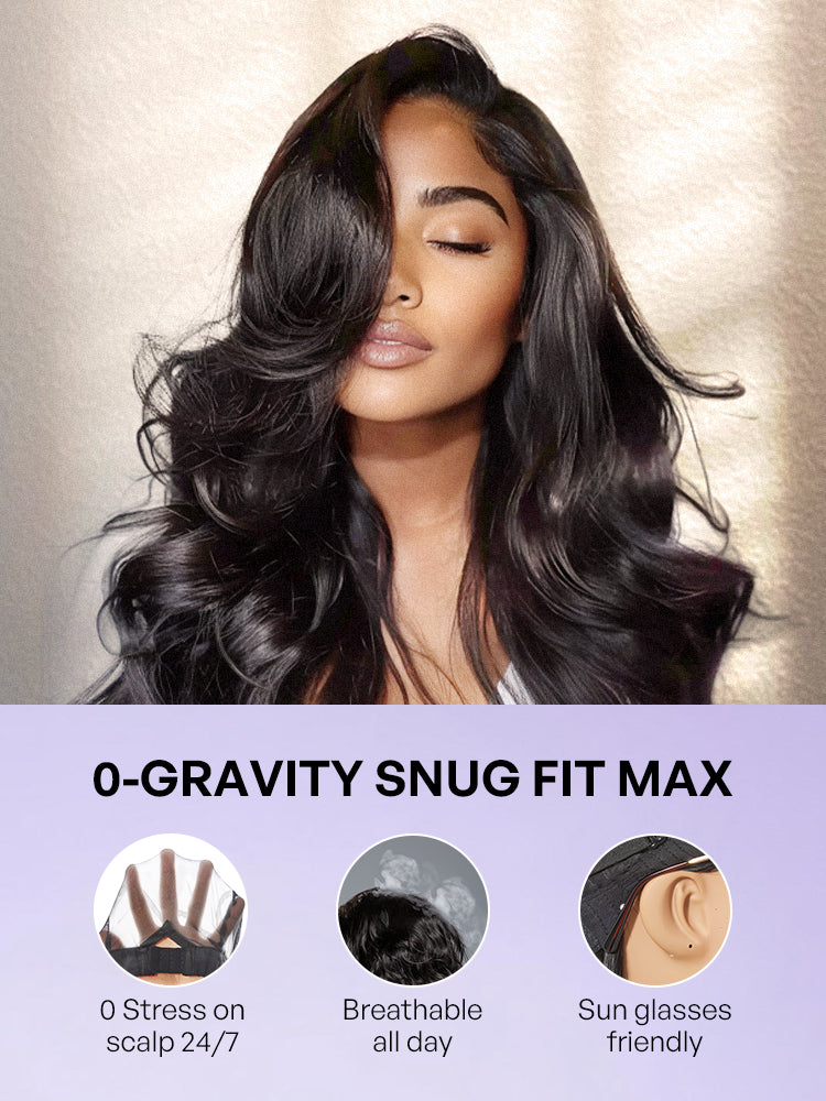 Melted Hair All-Day Comfort 250% Density Glueless 7x6 Closure HD Lace Loose Body Wave Long Wig Pre-Cut Lace