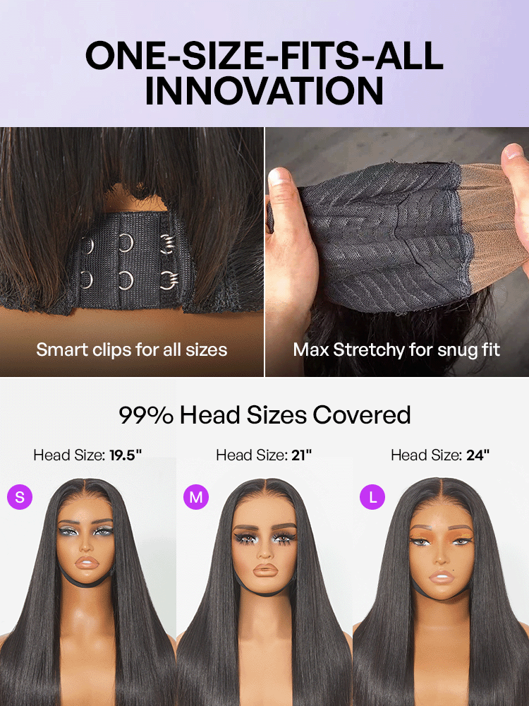 Melted Hair All-Day Comfort 250% Density Glueless 7x6 Closure HD Lace Loose Body Wave Long Wig Pre-Cut Lace