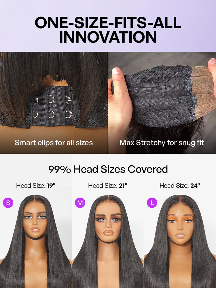 Melted Hair All-Day Comfort™ Wig Blonde Highlight Blunt Cut Bob Glueless Minimalist HD Lace Short Bob Wig Pre-Cut Lace