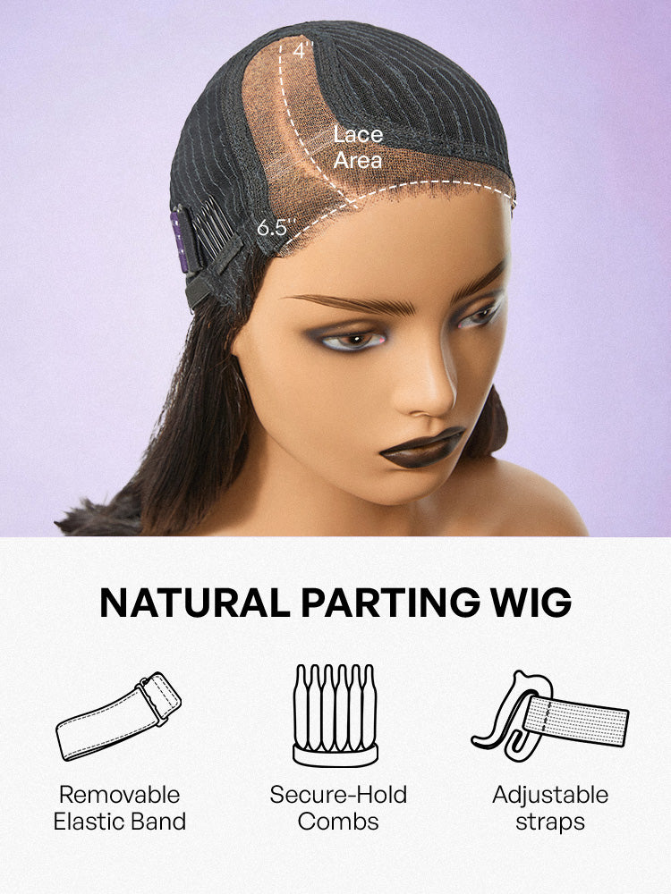 Ash Blonde Ombre Blunt Cut Bob Glueless Minimalist HD Lace Short Bob Wig Ready to Go Pre-Cut Lace