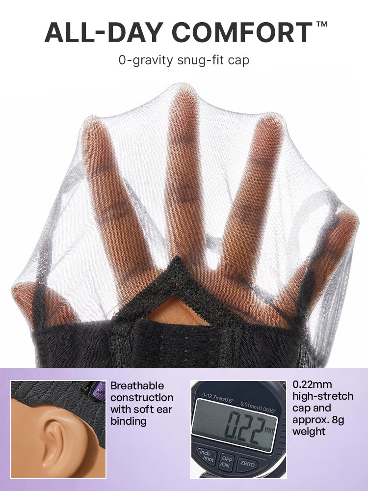 Melted Hair All-Day Comfort™ Wig 180% Density Loose Body Wave Glueless 7x6 Closure HD Lace Human Hair Wig with Bangs Pre-Cut Lace