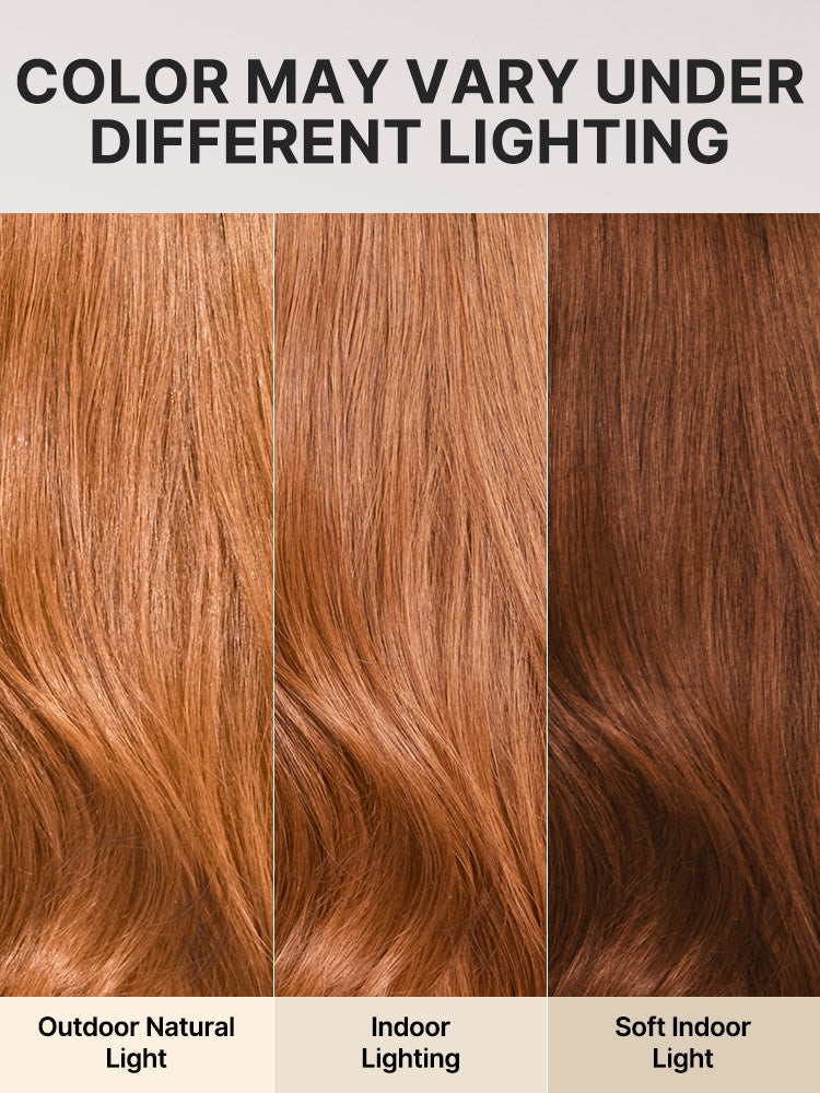 Melted Hair All-Day Comfort Wig 200% Density Ombre Ginger Brown Loose Wave PartingMax Glueless 7×6 Closure HD Lace Wig Pre-Cut Lace