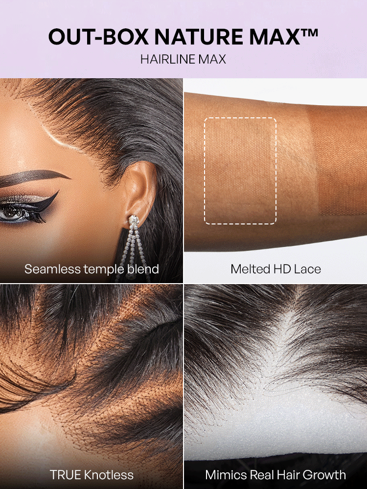NatureMAX™ 250% Density Loose Wave Glueless 13x6 HD Lace Front High Density Long Wig Pre-Cut Lace Flexi-Fit Drawstring Cap