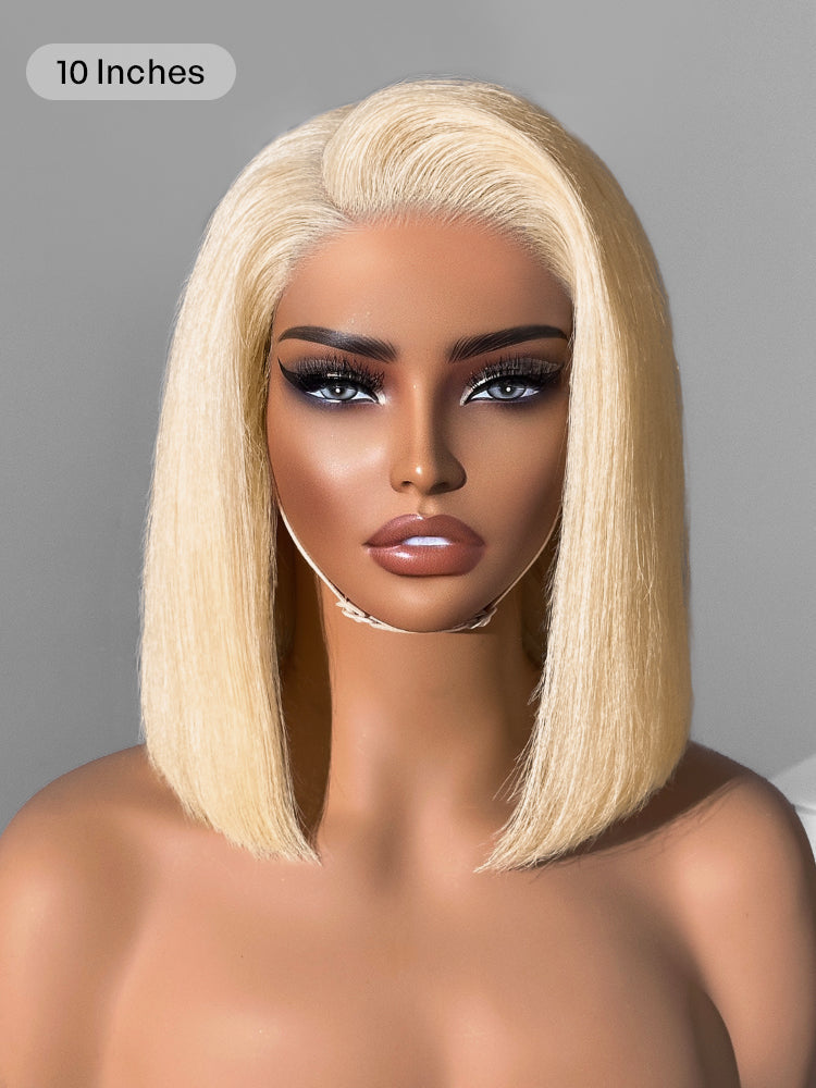 PreMax Wigs | Blonde 613 Silky Straight Glueless 5x5 Closure HD Lace Wig Pre-Cut Lace