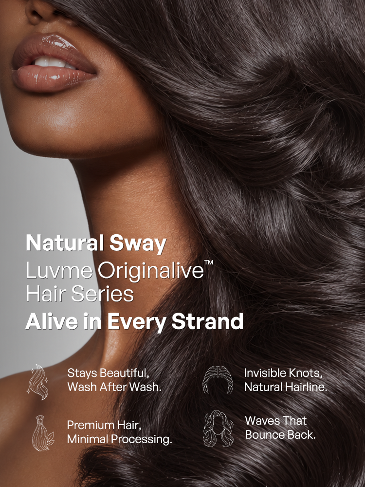 Melted Hair Originalive™ Hair 200% Density Loose Wave Glueless 7x6 Closure HD Lace Wig Pre-Cut Lace