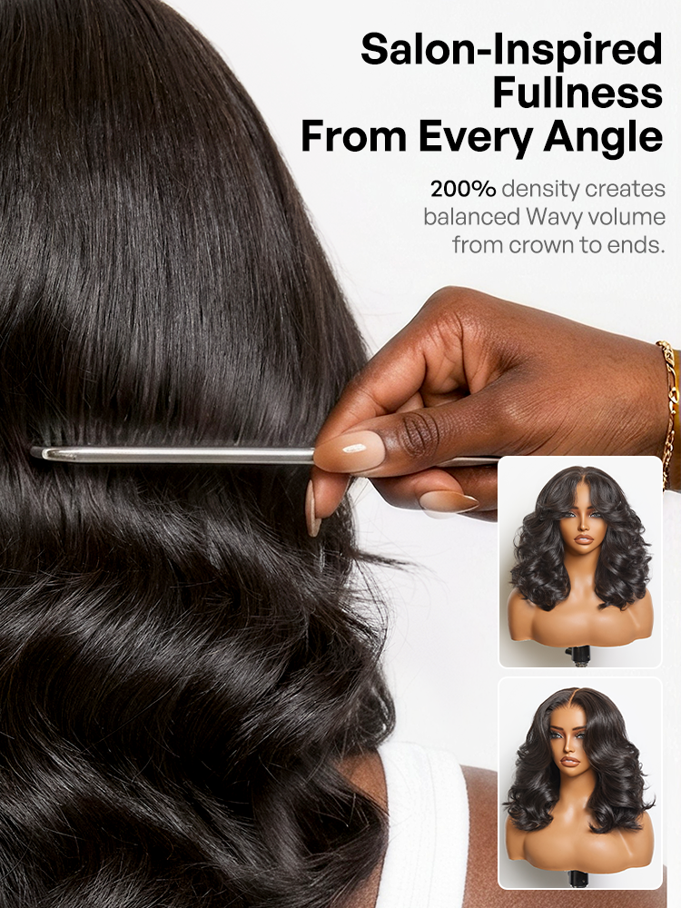 Melted Hair Originalive™ Hair 200% Density Loose Wave Glueless 7x6 Closure HD Lace Wig Pre-Cut Lace