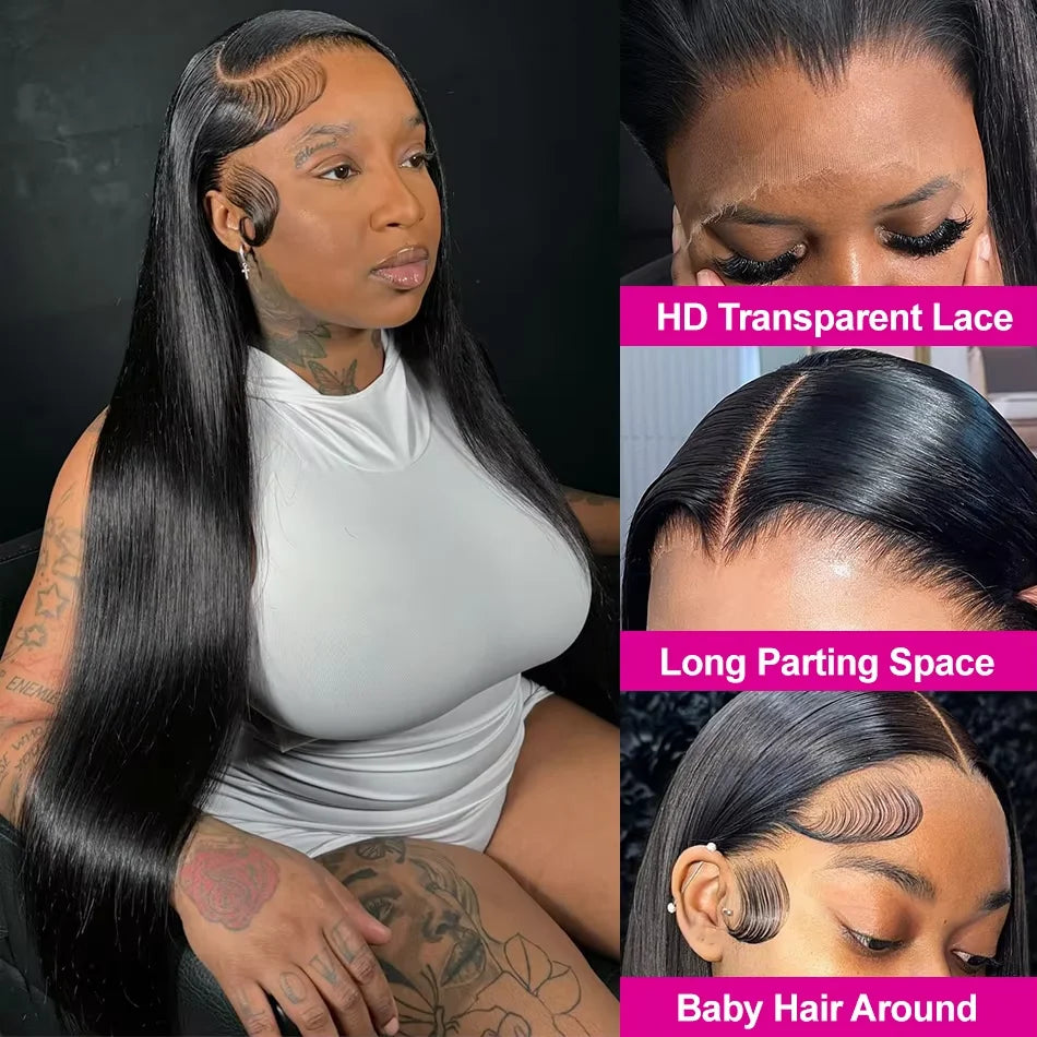 Classic Silk | 300% Extra Density Straight Glueless HD Lace 13x6 Frontal Wig