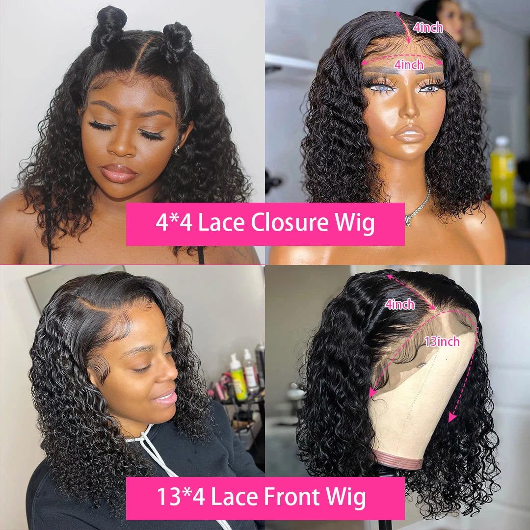 Wear & Go | Water Wave Glueless HD Lace 13x4 Frontal Wig by CORIIANA